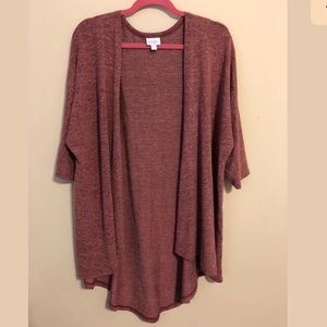 NWOT LULAROE Lindsay Cardigan Sz Small Mauve Pink